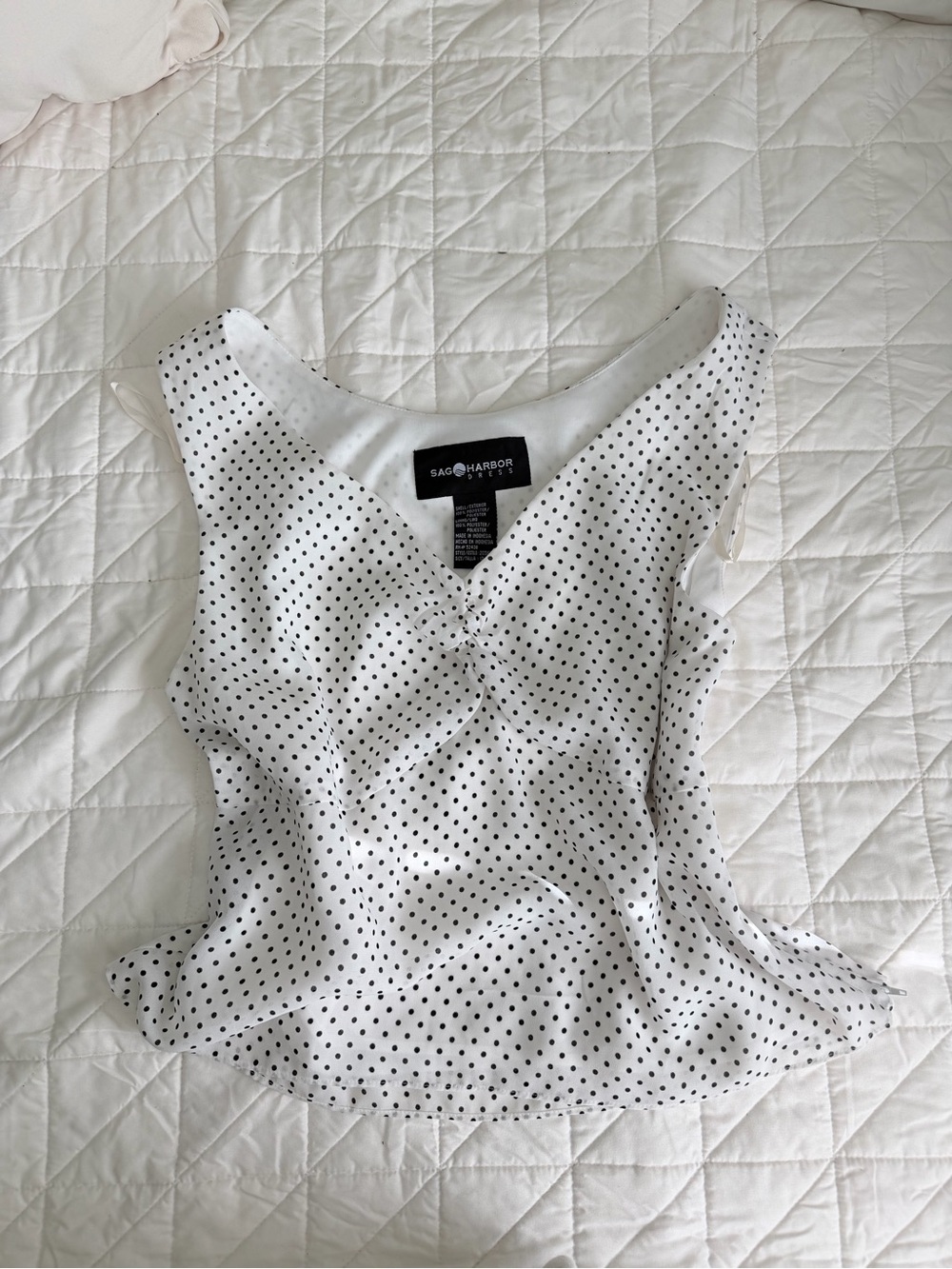 SAG harbor polka dot top